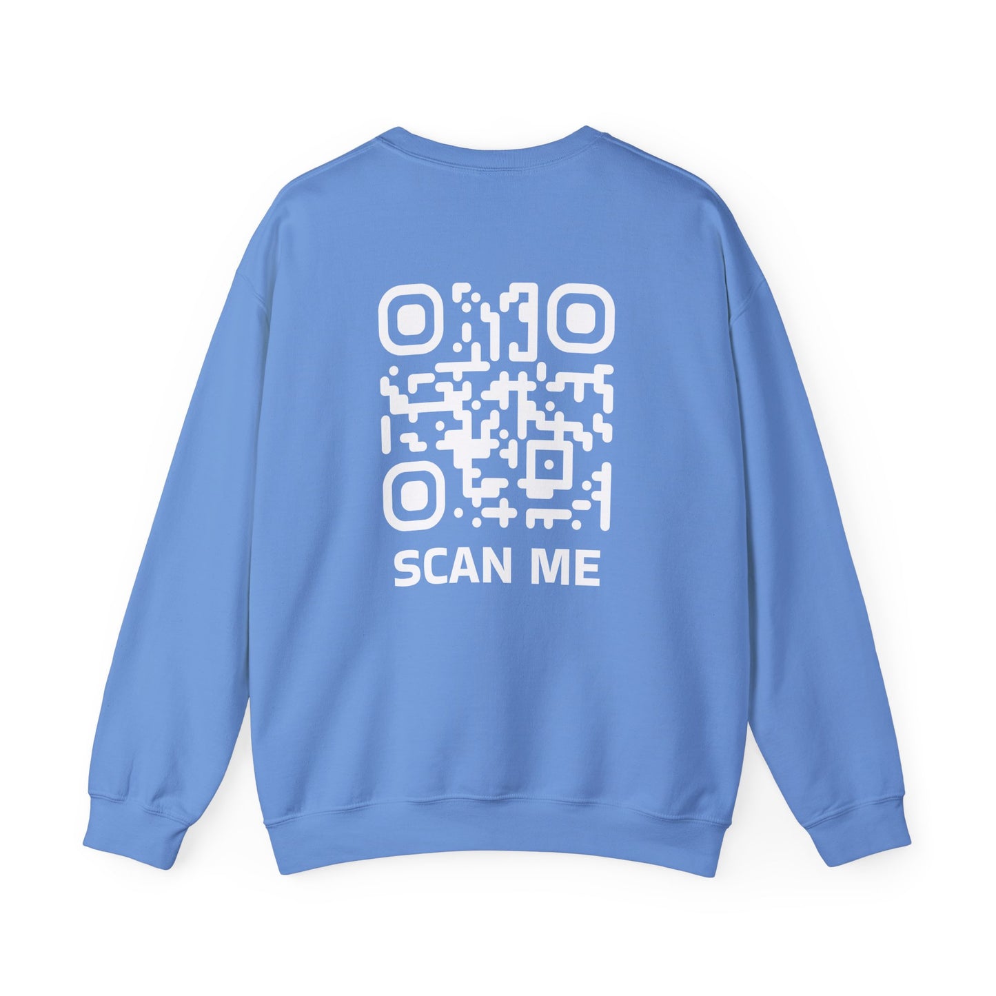 Rounded Scan Me QR Code Unisex Sweatshirt