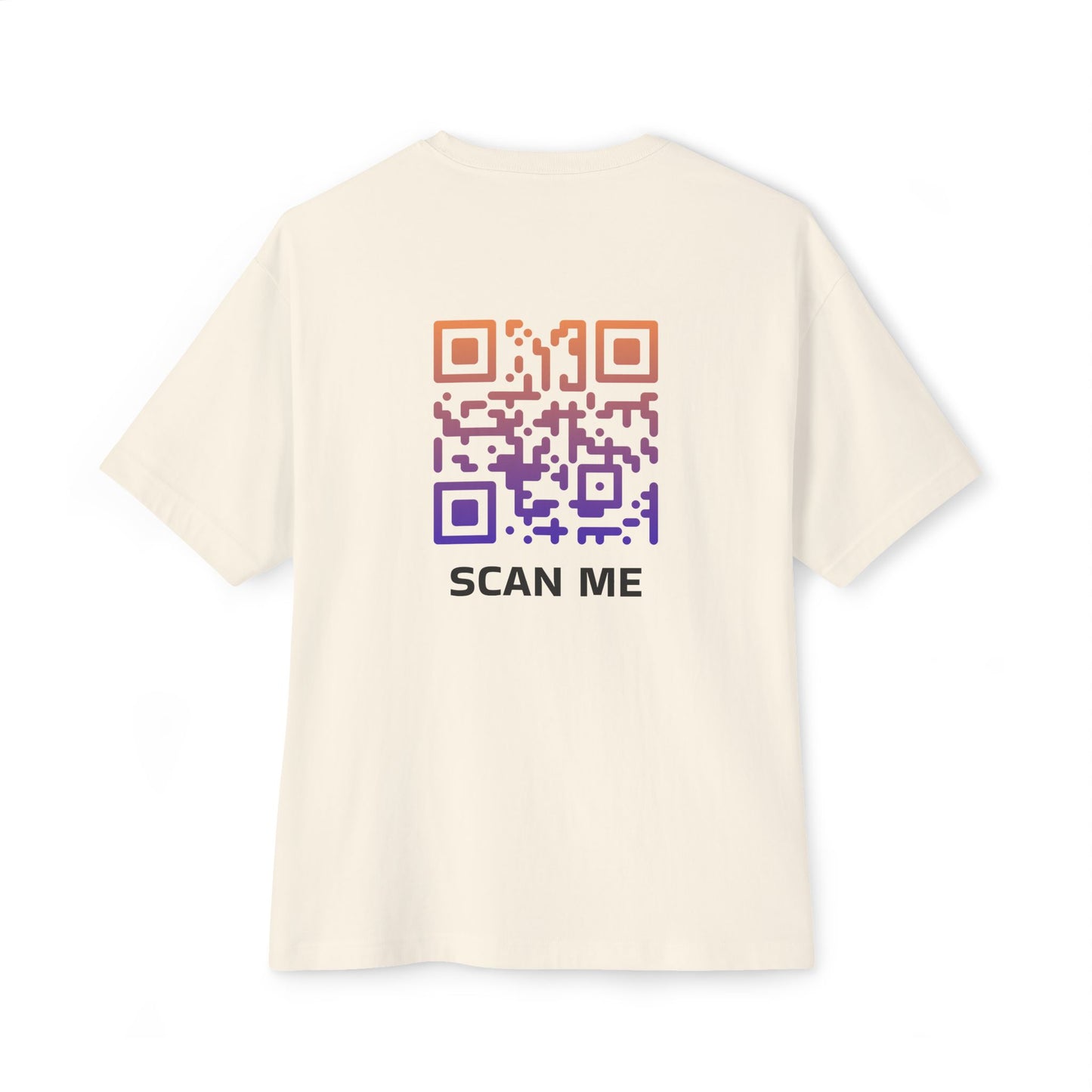 Ocean Sunset Scan Me QR Code Tshirt