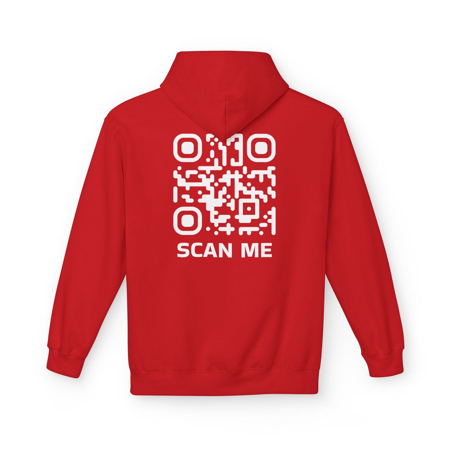 Rounded QR Code Scan Me Unisex Hoodie
