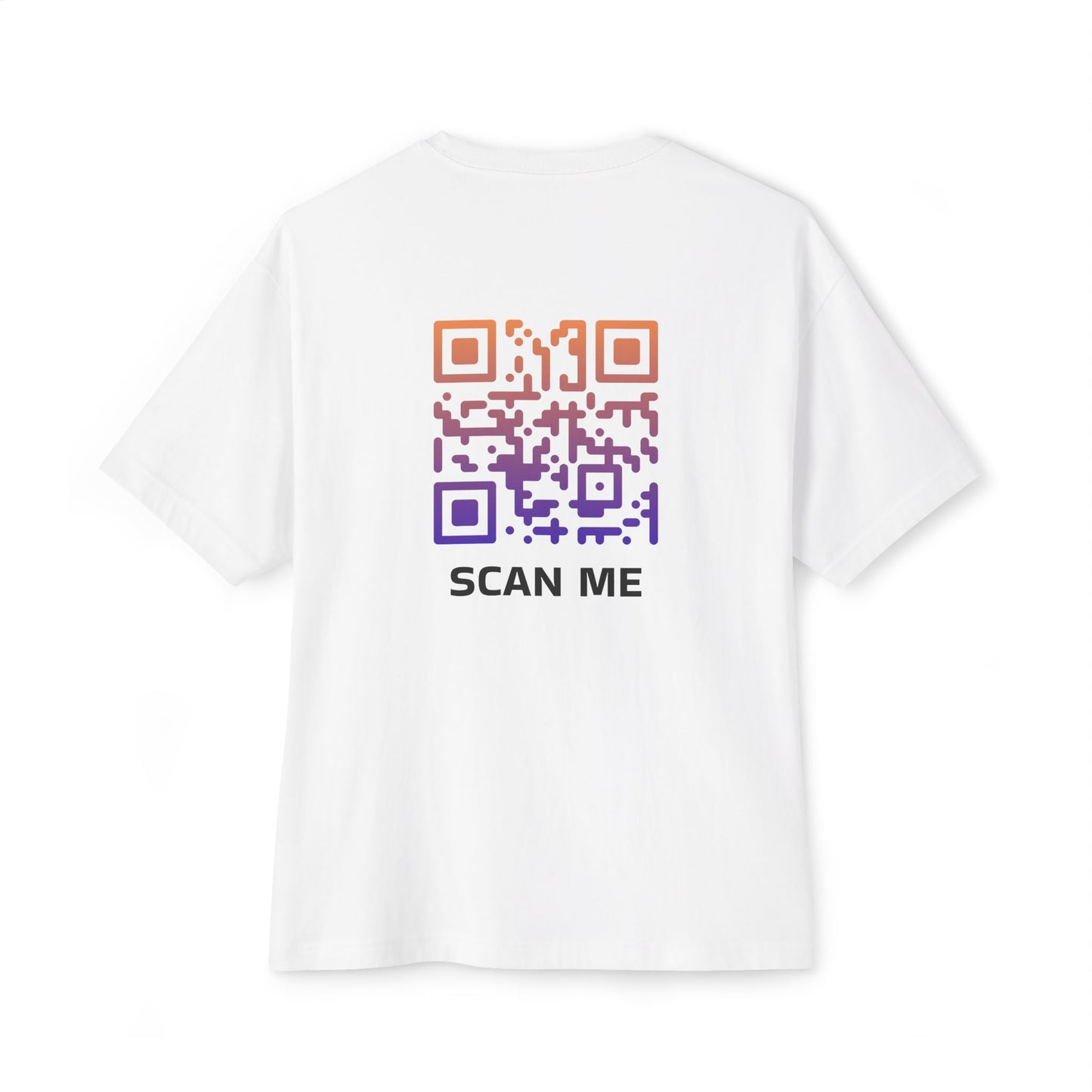 Ocean Sunset Scan Me QR Code Tshirt