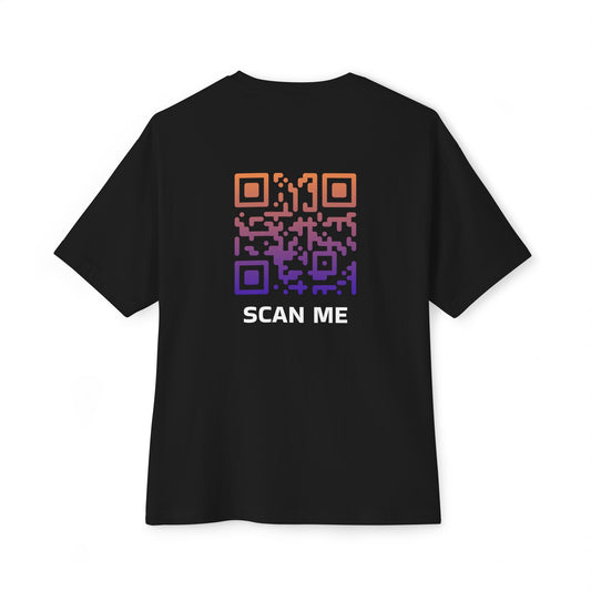Ocean Sunset Scan Me QR Code Tshirt